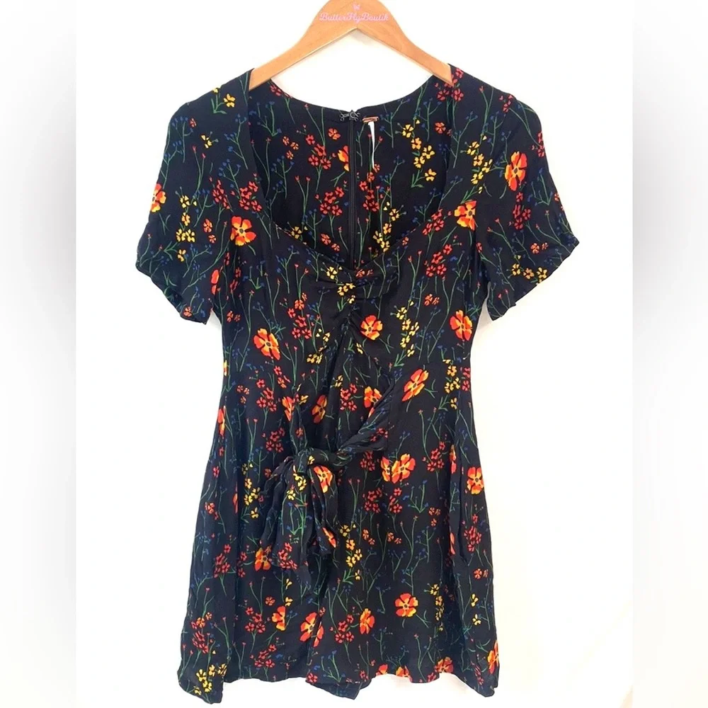 (A22)‎ NEW Free People Bet You Do Floral Romper, Size 2, NWT